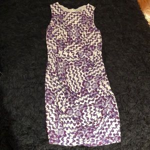 REBECCA MINKOFF SIZE 2 PRINTED DRESS